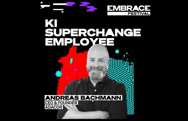 Andreas Bachmann Adacor CEO auf dem Embrace Festival