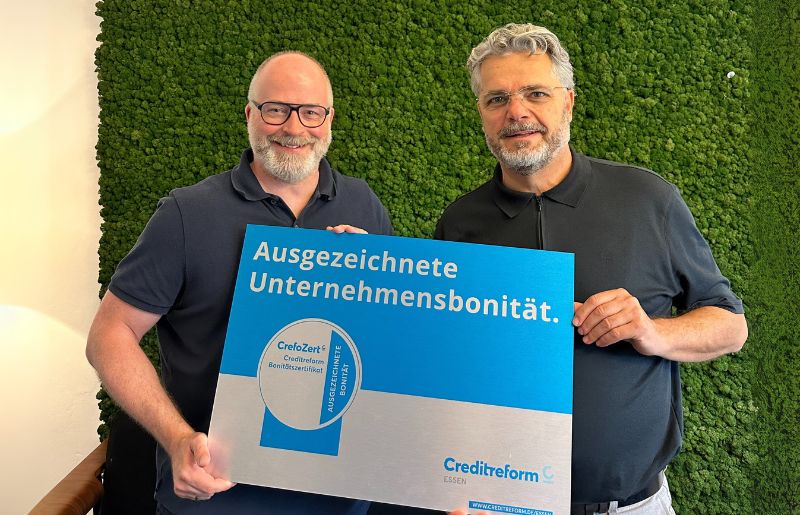Adacor mit dem Gütesiegel Crefo-Zert für herausragende Bonität ausgezeichnet